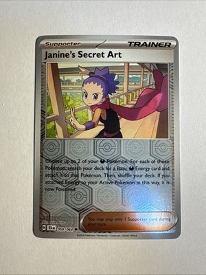 1x Shrouded Fable Pokémon Janine s Secret Art Reverse Holo Englisch NM/M Pokemon