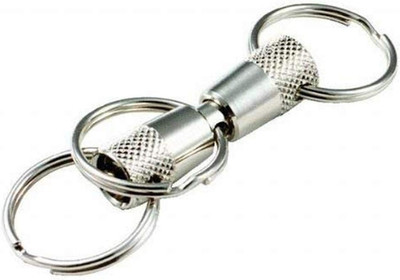 3-Way Pull Apart Keychain, 1 Pack, Silver (71501)