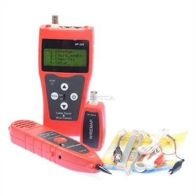 Lcd NF-308 Tracer Wire Tracker Network Lan Cable Tester Length Scanner ...