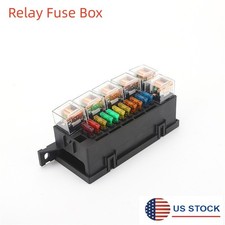 11 Way Relay Fuse Box With 5 Pin 12v 80a 6 Relays 11 Fuses Universal Usa Stock 11 Way Relay Fuse Box With 5 Pin 12v 80a 6 Relays 11 Fuses Universal Usa Stock