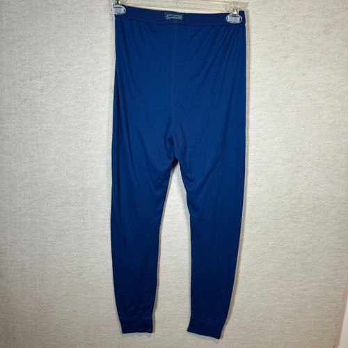 Patagonia, Vintage Patagonia Capilene Base Layer Pants Medium Blue Thermal Made in USA