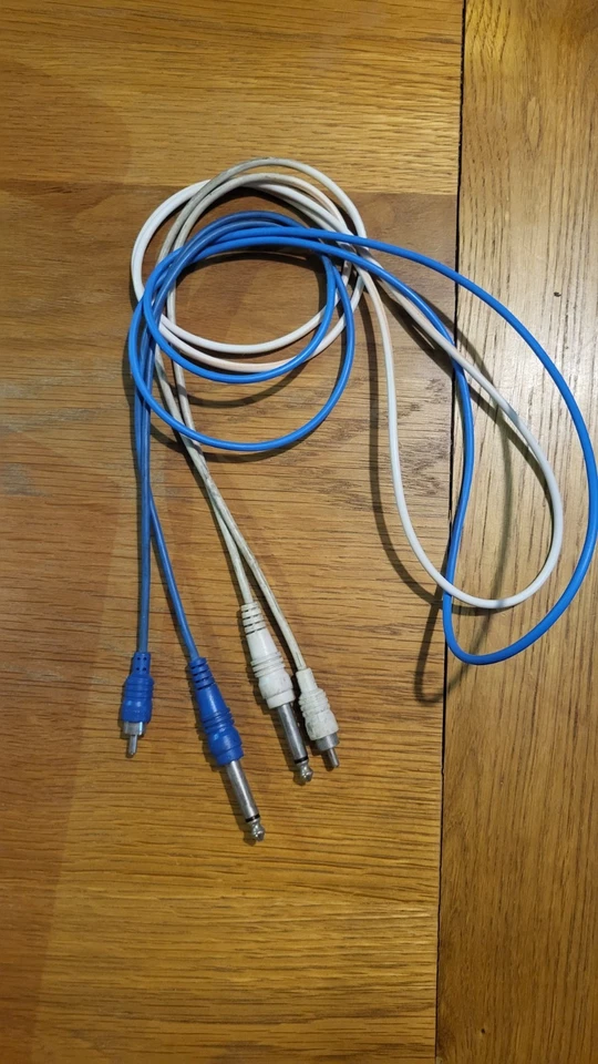 2 X Fostex 1.5m  Patch Connector audio Cable  Wires 6.25mm Jack To Phone Male.  - Image 4 of 4