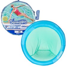 Swimways Spring Float Papasan Pool Lounger - Navy Blue