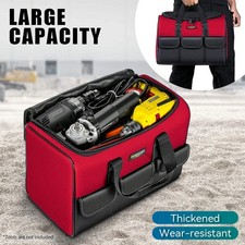 WINHUNT Heavy Duty Wide Mouth Tool Bag - Perfect for Electricians & Mechanics