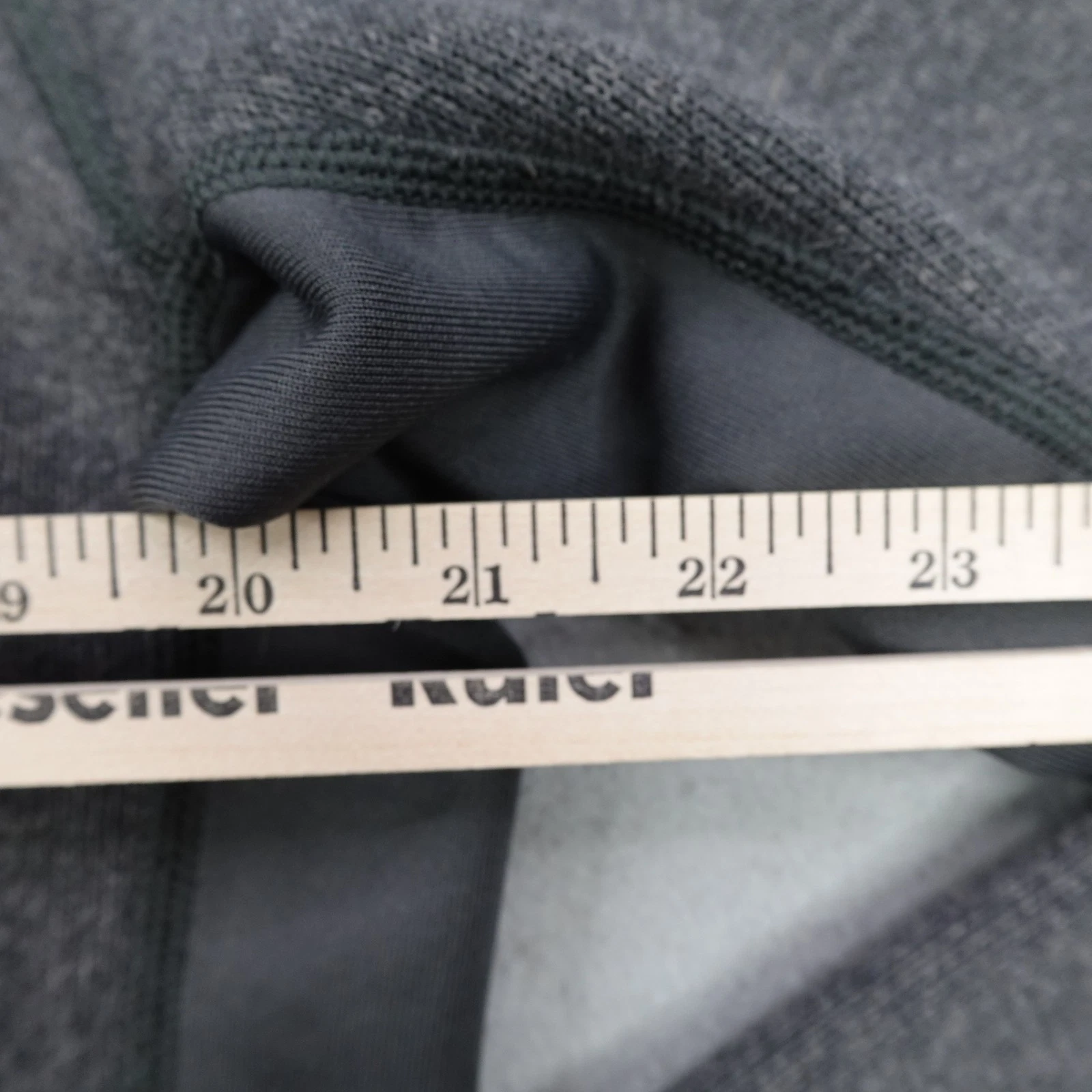 Patagonia Jacket Mens Large Gray Orange Performance Sweater Fleece Full Zip Up image 7