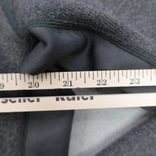 Patagonia Jacket Mens Large Gray Orange Performance Sweater Fleece Full Zip Up image 7