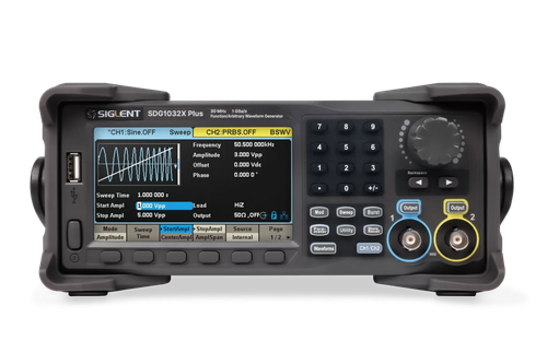 Siglent SDG1032X 30MHz 2-Channel Function/Arbitrary Waveform Generator, 16-Bi...