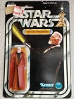 RARE 1977 KENNER STAR WARS OBI-WAN KENOBI WHITE HAIR ACTION FIGURE NEW ON C CARD
