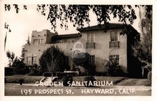 Cruden Sanitarium Hayward CA California Asylum Hospital RPPC Photo Postcard COPY