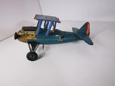 jouet tôle litho ancien avion CR 505 • EUR 750,00 - FR