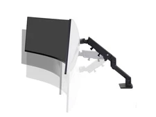 Ergotron 45-647-224 HX Desk Monitor Arm with HD Pivot (Matte Black) NIB