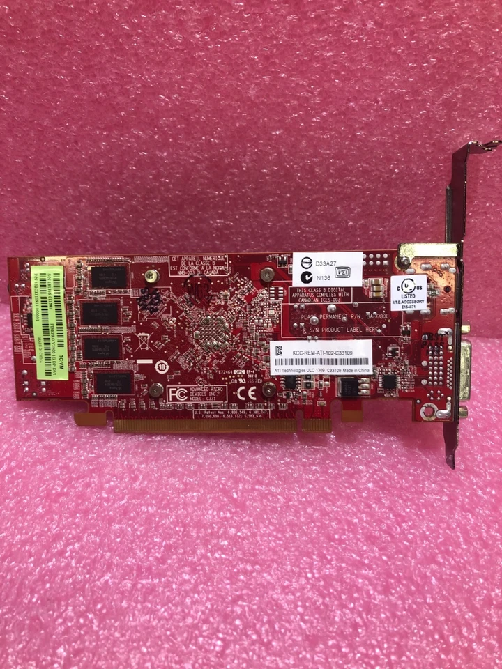 707251-001 HP AMD FIREPRO V3900 1GB PCI-E FH Long Bracket - Image 3 of 3