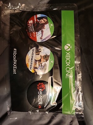 Xbox Pinup Lootcrate Xbox One Pin Set ( Set Of 3 Pins) | eBay