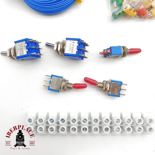 1:87 24x BRAWA Faller Anschlusskabel Stecker Muffen Schalter H0 Spur 2/5 - Bild 3 von 8
