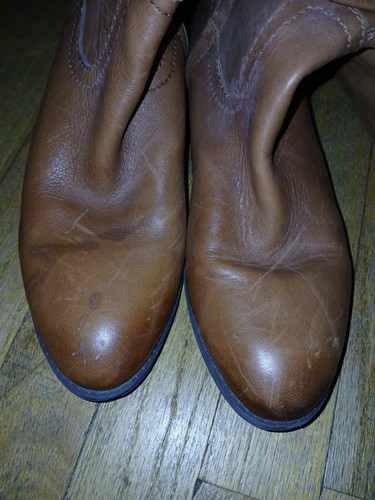 BOTAS SAM EDELMAN PIERCE OTK BOTONES OCCIDENTALES 7M MARRÓN ESTILO EQUITACIÓN CUERO - Imagen 5 de 5