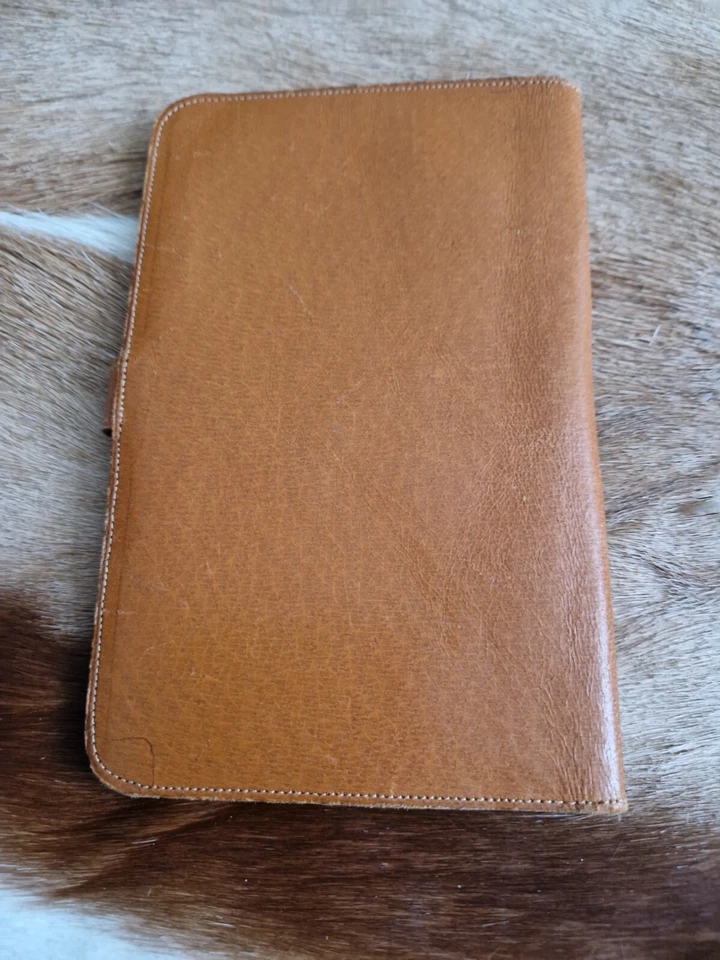 VINTAGE LEATHER REAL PIGSKIN WALLET PURSE TAN COLOUR 1960sl Vgc - Image 4 of 4