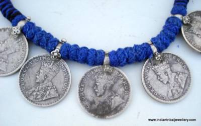 ANTIQUE OLD SILVER 1 RUPPE INDIA COIN PENDANT NECKLACE | eBay