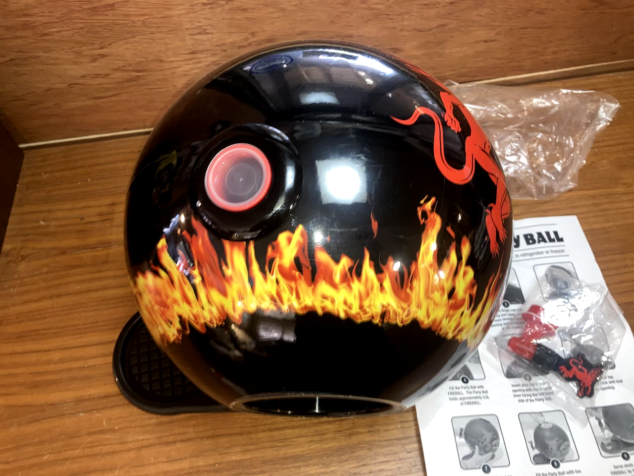 Fireball Whisky Party Ball Portable Shot Dispenser Stand Tap NOS eBay