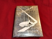 Vintage 1955 La Retama High School yearbook San Antonio Texas, with well wishes