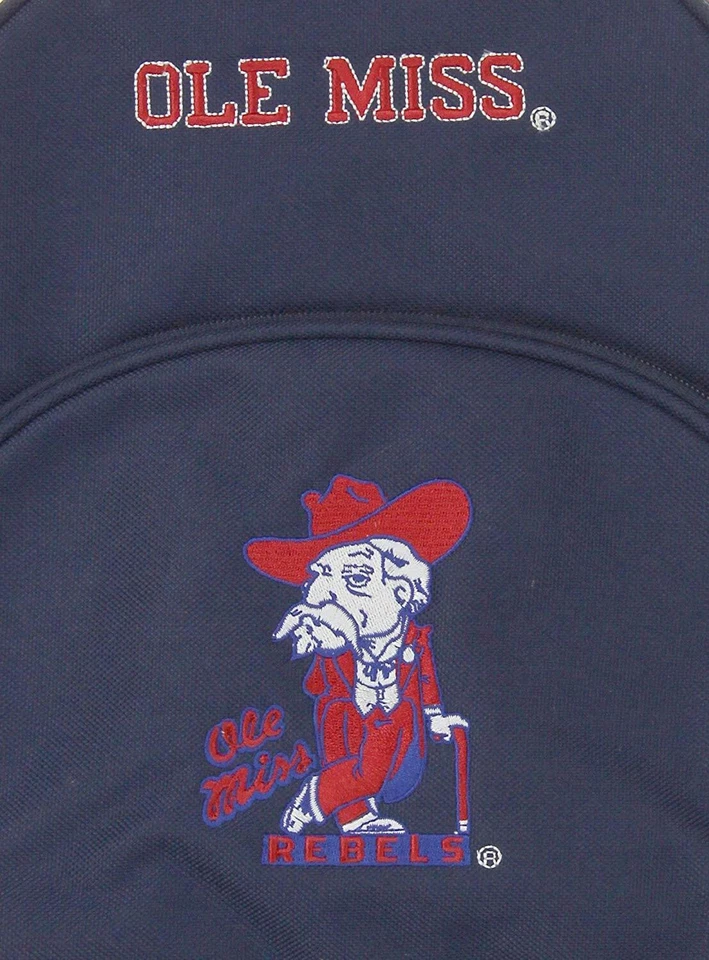 Mini mochila escolar Mississippi Rebels NCAA para niños, azul marino Foto 3 de 3