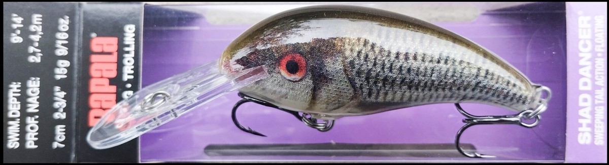 Rapala Shad Dancer 07 Silver - Fishing Lure For Freshwater And Saltwater - View #9