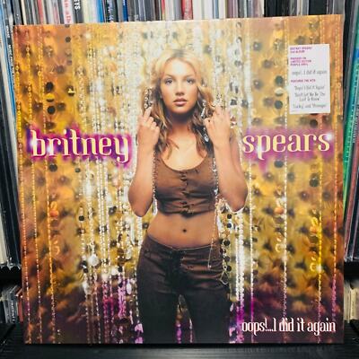 Britney Spears - Oops!  I Did It Again Limited Import Purple Vinyl LP NEW SEALED