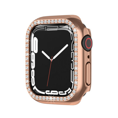 Bling Diamant Hart Hülle für Apple Watch 11 10 9 8 7 6 5 SE 40/44/41/45/42/46mm