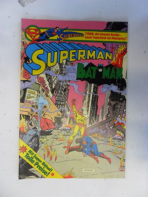 1 x Comic  Superman Batman  Nr.17    mit Sammel Ecke  (Aug 1983)    Z. 2