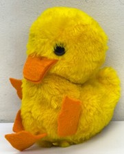 Vintage 1972 Dakin 6 Baby Duck Plush Duckling Yellow Chick Stuffed Animal READ