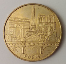 Monnaie De Paris 2019 Eiffel Tower Souvenir Medal Token 34mm