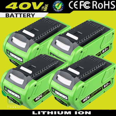 NEU 40V 6Ah 8Ah Für Greenworks 40V Akku G-MAX 29462 29472 29252 Li-Ion Batterie