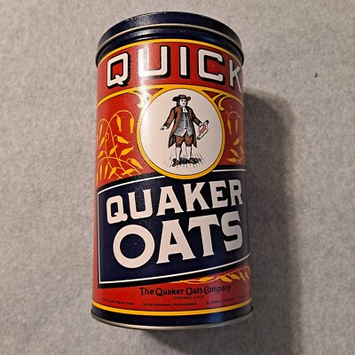 Vintage 1991 Quick Quaker Oats Limited Edition Tin