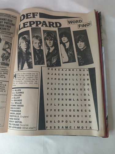 Rock Rap Magazine Nov 1984 Duran Duran Cover Michael Jackson Sting Culture Club - Picture 13 of 13