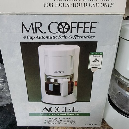 Vintage Mr. Coffee Accel 4 Cup Drip 