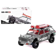 Kaido House 1/64 Datsun KAIDO 510 Wagon 4x4 Offroad V1 w/Board Model KHMG121-2B
