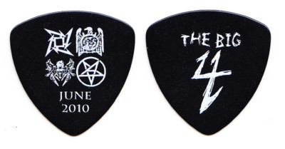 メタリカ　ギターピック　llica The Big 4 Metallica Slayer Megadeth Anthrax Big 4 Bass Black Guitar Pick