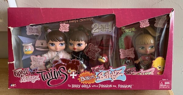 NEW BRATZ BABYZ TWINS SISTER PHOEBE ROXXI + BONUS FIANNA