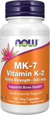 Now Foods Mk-7 Vitamin K-2 300 mcg 120 Capsules