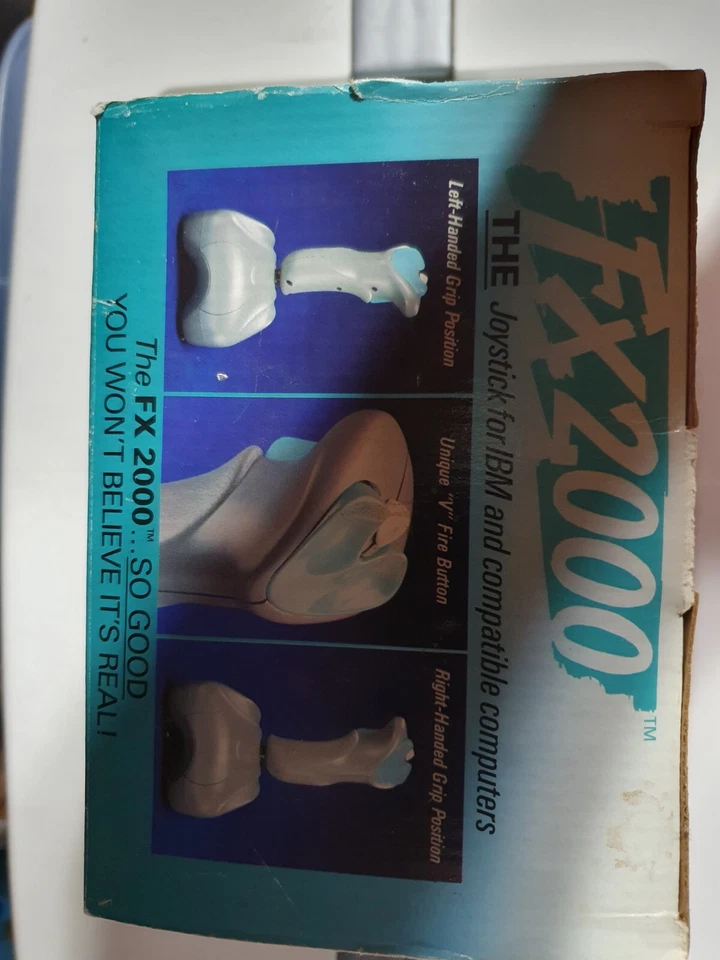 FX2000 THE ULTIMATE FLIGHT CONTROL STICK SUNCOM TECHNOLOGIES FOR IBM AND COMPAT. - Image 4 of 4