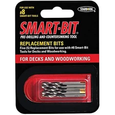 Replacement Bits For No 8 Trim Smart-Bit Pre-Drilling And Countersinking Tool