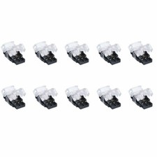 2Pin 4Pin 8/10mm Solderless Connector Clip for SMD 5050 3528 5630 2835 LED Strip