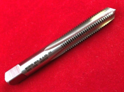MORSE M10 X 1.25 Taper Tap – HSS Metric Starter Tap 4FL RH MT3838155 – USA Made