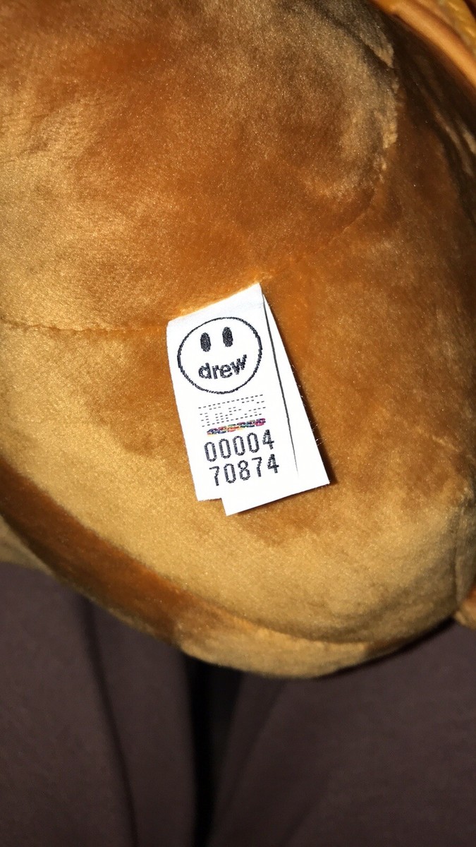 Drew House Theodore Teddy Bear Plush by Justin Bieber RARE NEW In