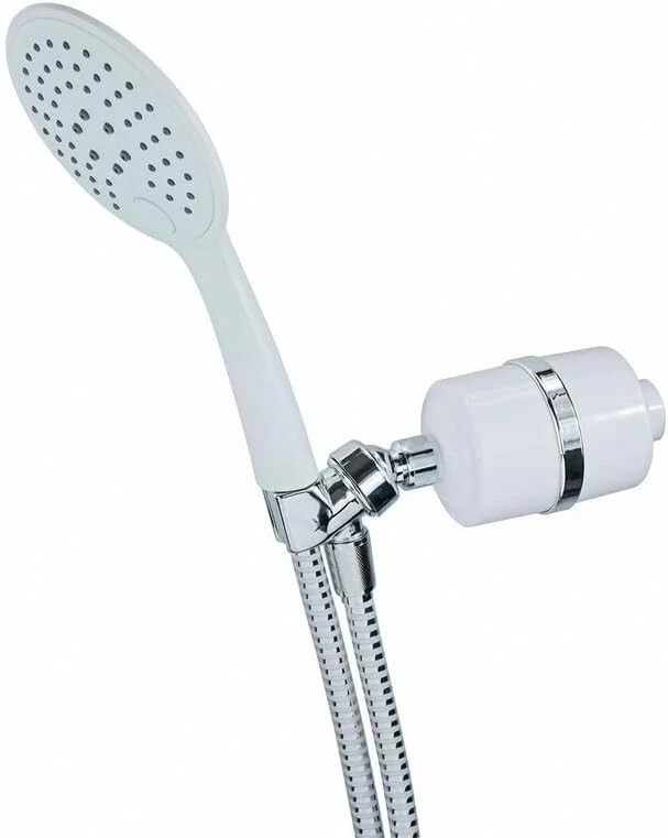 Sistema de filtración de energía de ducha portátil Crystal Quest Luxury - Sin BPA Foto 2 de 4