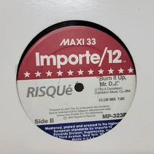 Mr. DJ Burn It Up M- 12" Vinyl Record Single + Free Sleeve