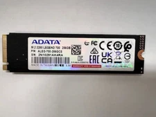 ADATA 256GB SSD M.2 2280 PCIe Gen3 x4 NVMe LEGEND 700 ALEG-700-256GCS
