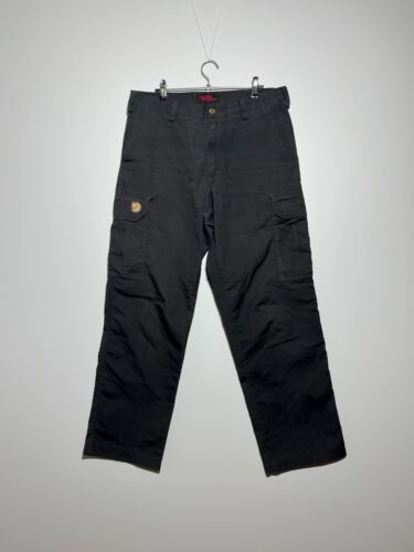 Vintage Fjällräven G-1000 Dark Khaki Cargo Hose Größe 32