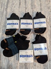 Bombas Lot Of 5 Black Ankle Socks X-Small-Brand New