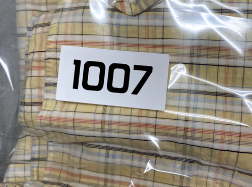Tommy Hilfiger Shirt Mens XL Yellow Plaid 80's 2 Ply Fabric Preppy Casual Sharp - Picture 8 of 8