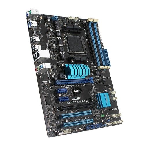 ASUS M5A97 LE R2.0 DDR3 RAM Socket AM3+ AMD 970 SATA3.0 6Gb/s ATX Motherboard - Picture 4 of 10
